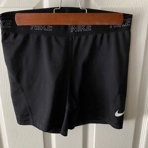Black Spandex Nike Shorts Size: L
